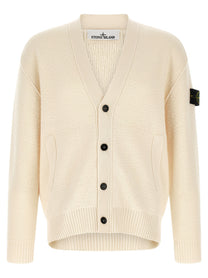 Stone Island Cardigan White