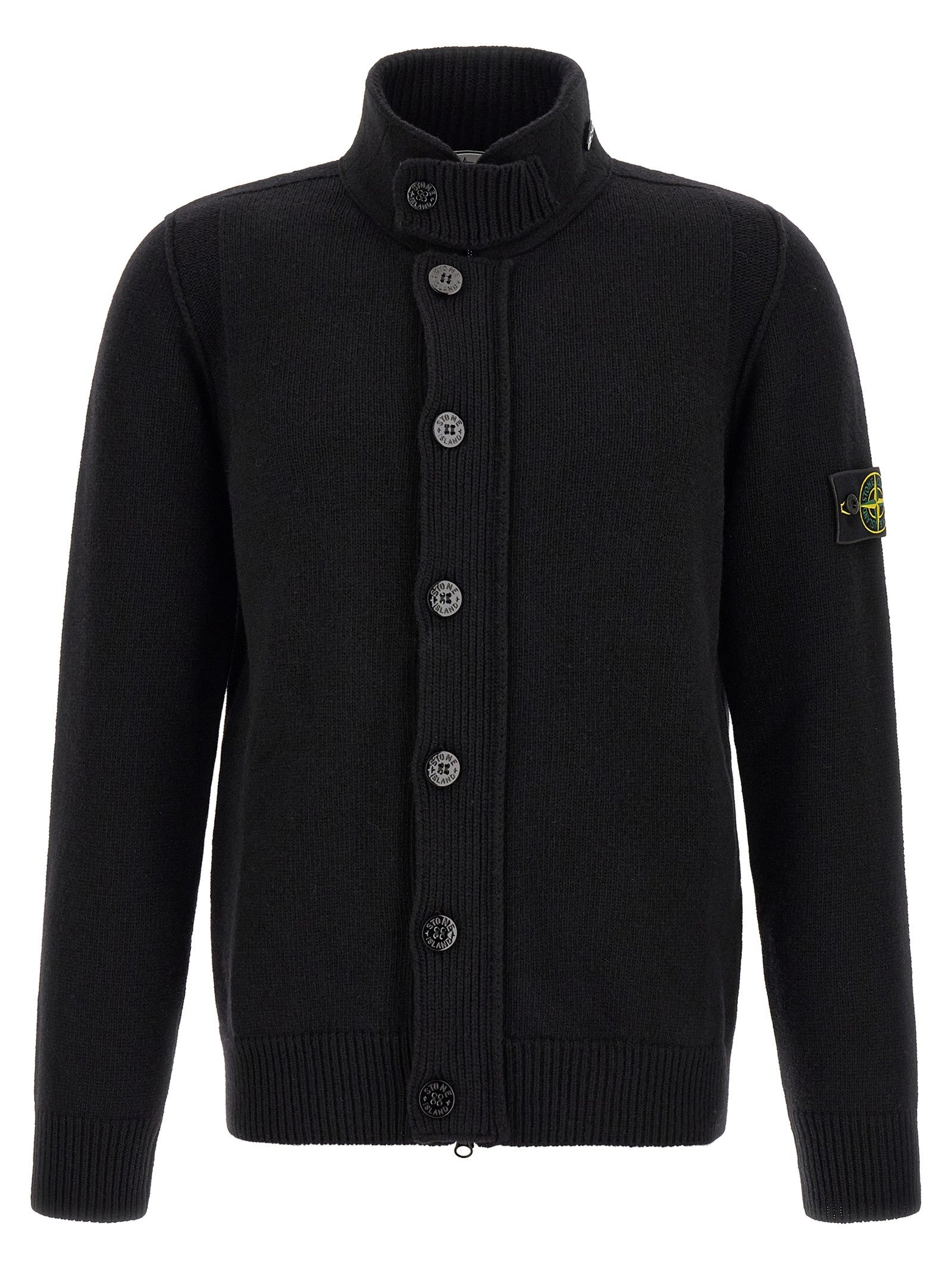 Stone Island Cardigan Black