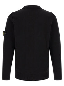 Stone Island Men's Virgin Wool Blend Sweater Black