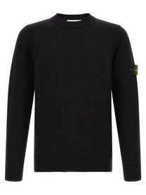 Stone Island Men's Virgin Wool Blend Sweater Black