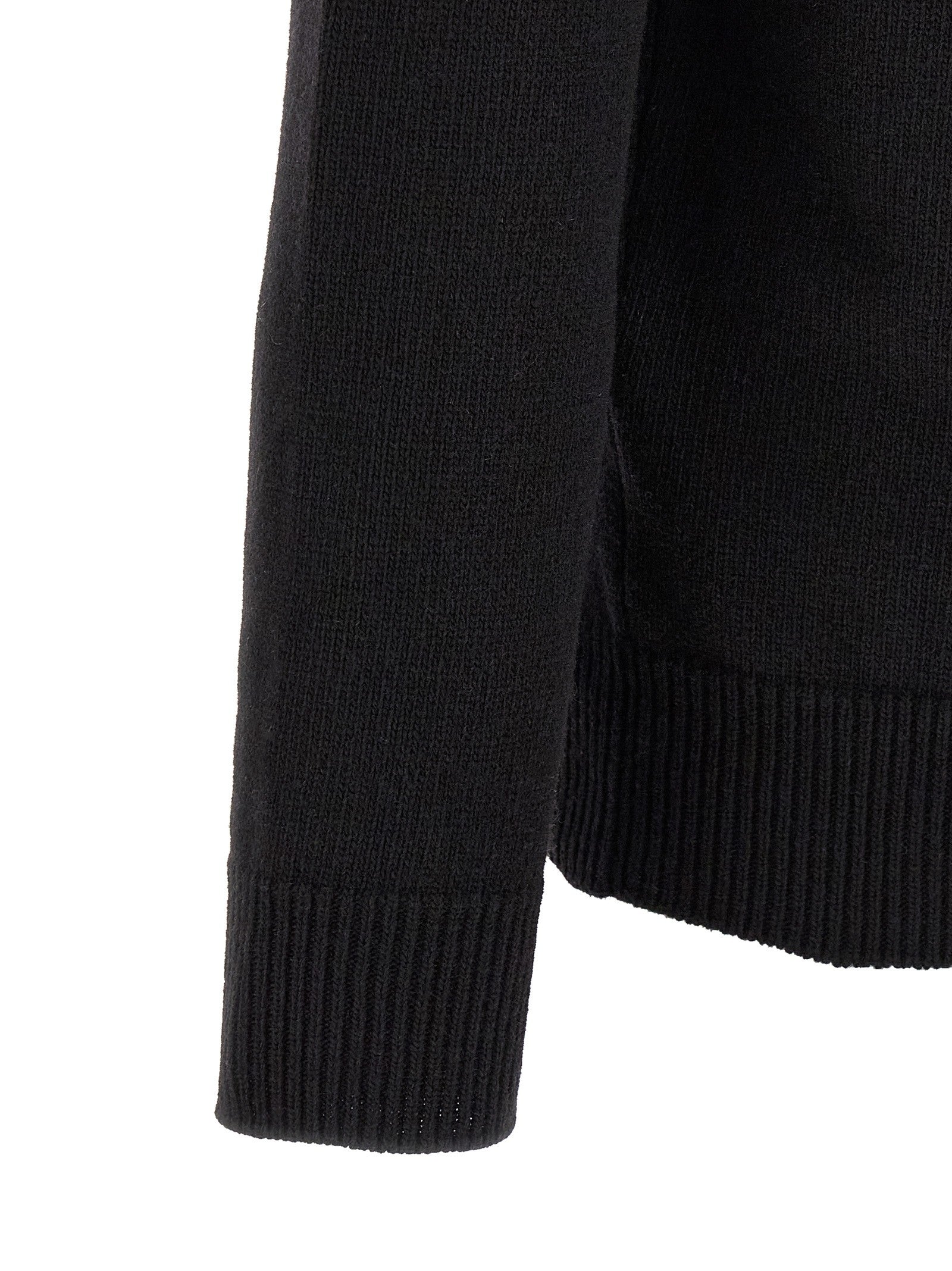 Stone Island Men's Virgin Wool Blend Sweater Black