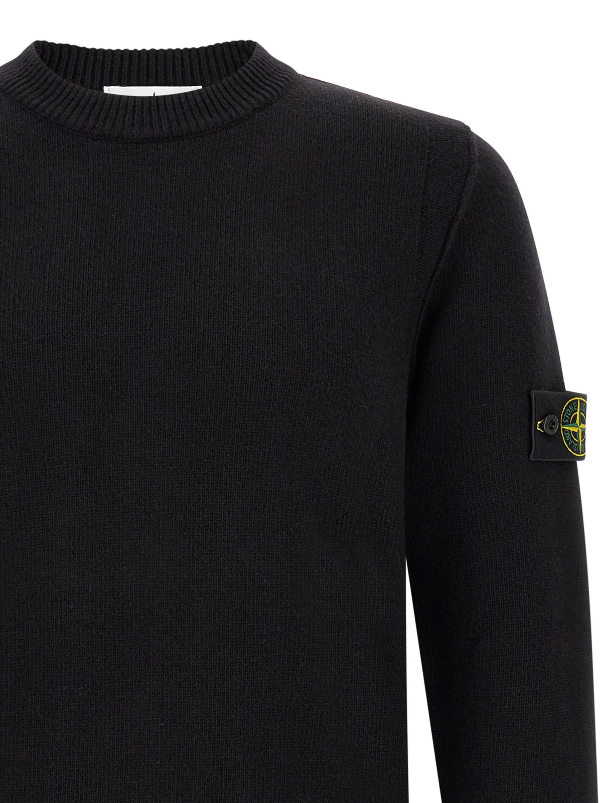 Stone Island Men's Sweater Black, view 3