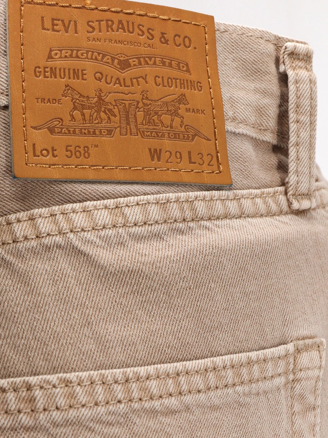 Levi's Men's Loose Straight Denim Jeans Green