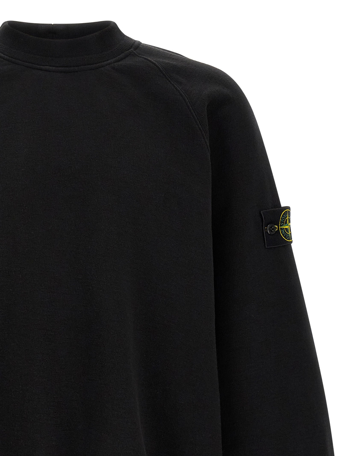Stone Island Crew Neck Sweatshirt Black