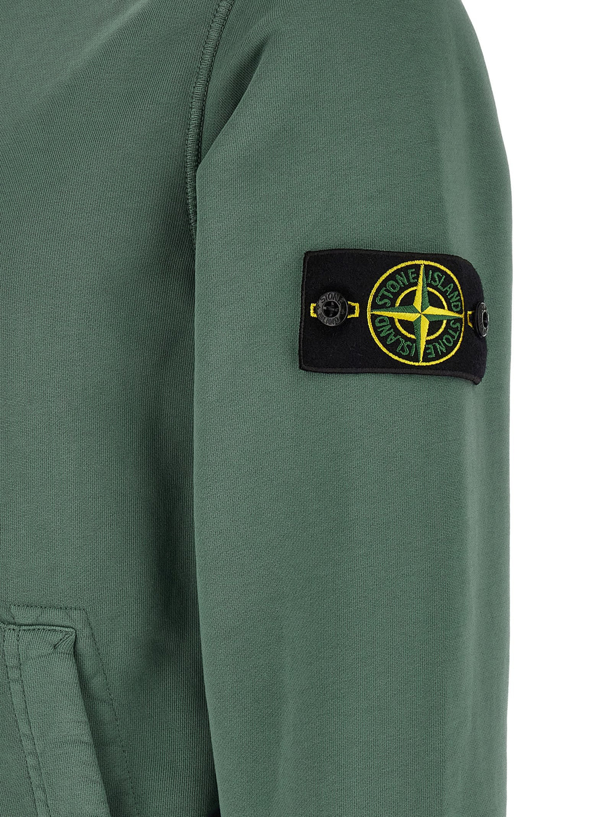 Stone Island Hoodie Green, view 5