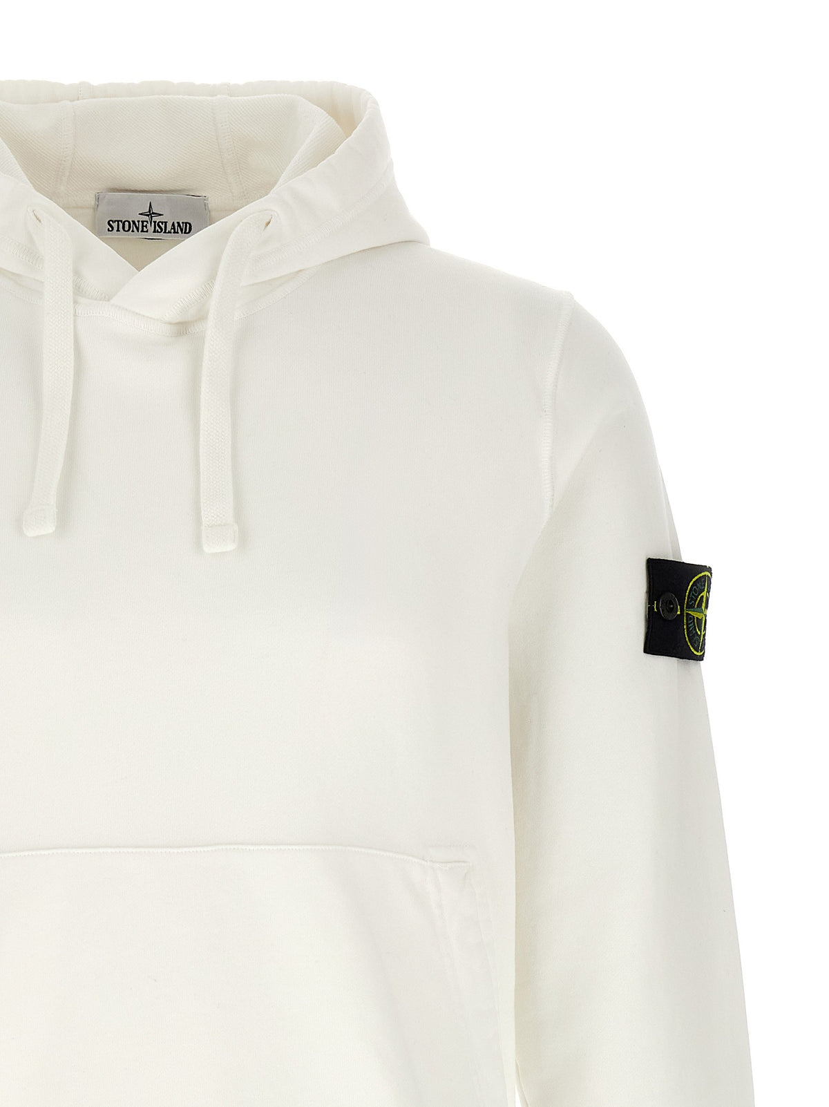 Stone Island Hoodie White, view 3