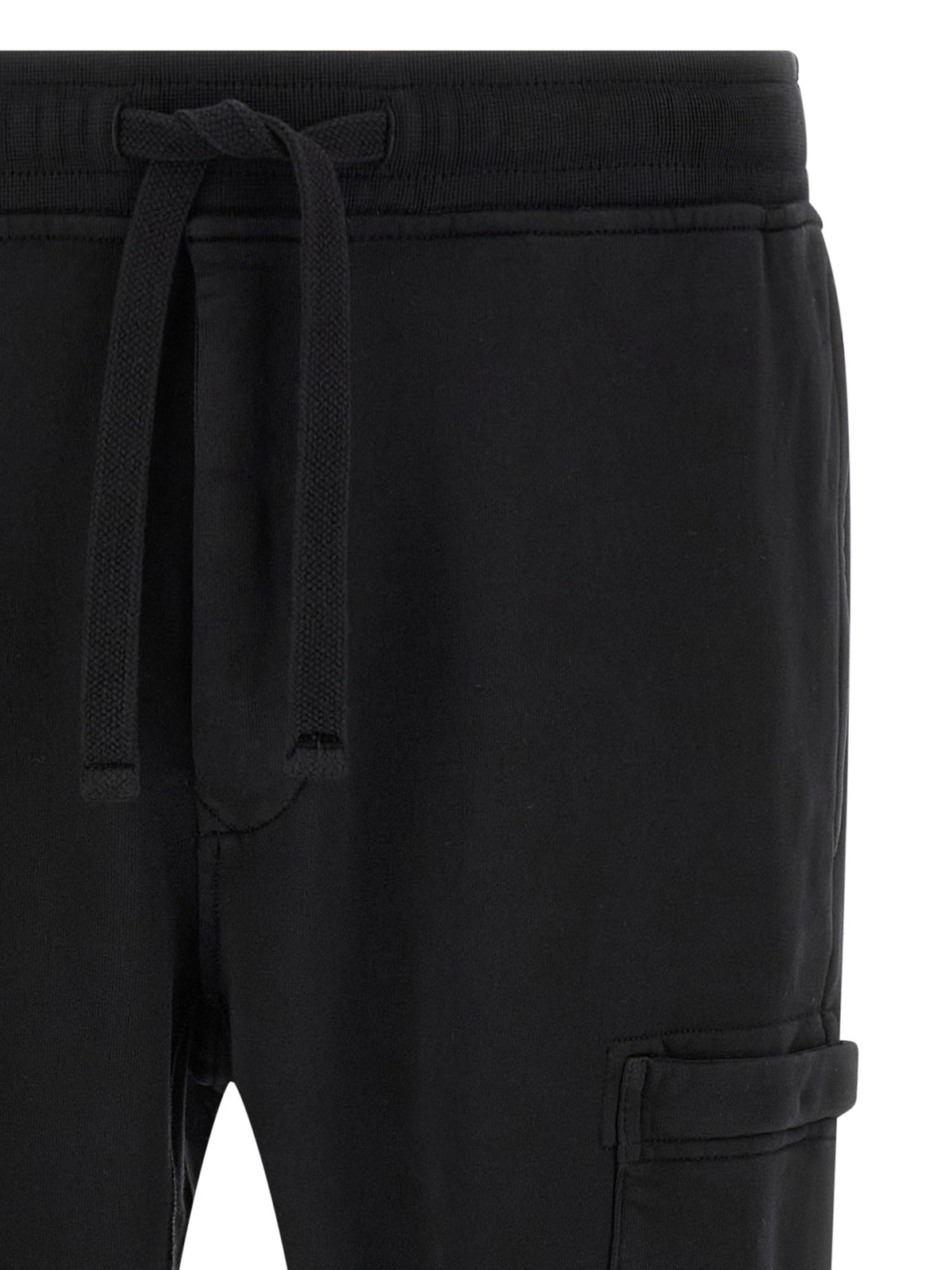 Stone Island Men's Cotton Trousers Black, view 3