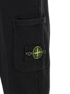Stone Island Men's Cotton Trousers Black, view 5