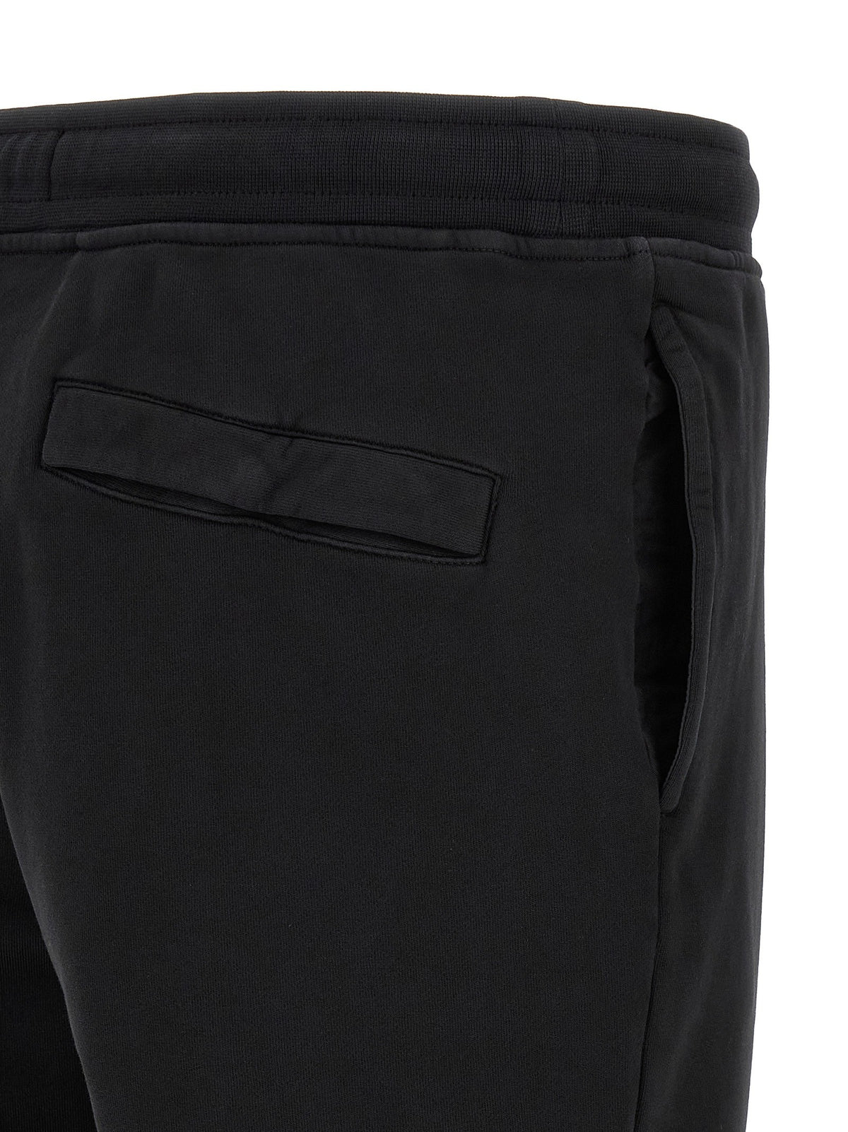 Stone Island Men's Cotton Trousers Black, view 4