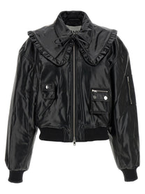 Ganni Future Bomber Jacket Black