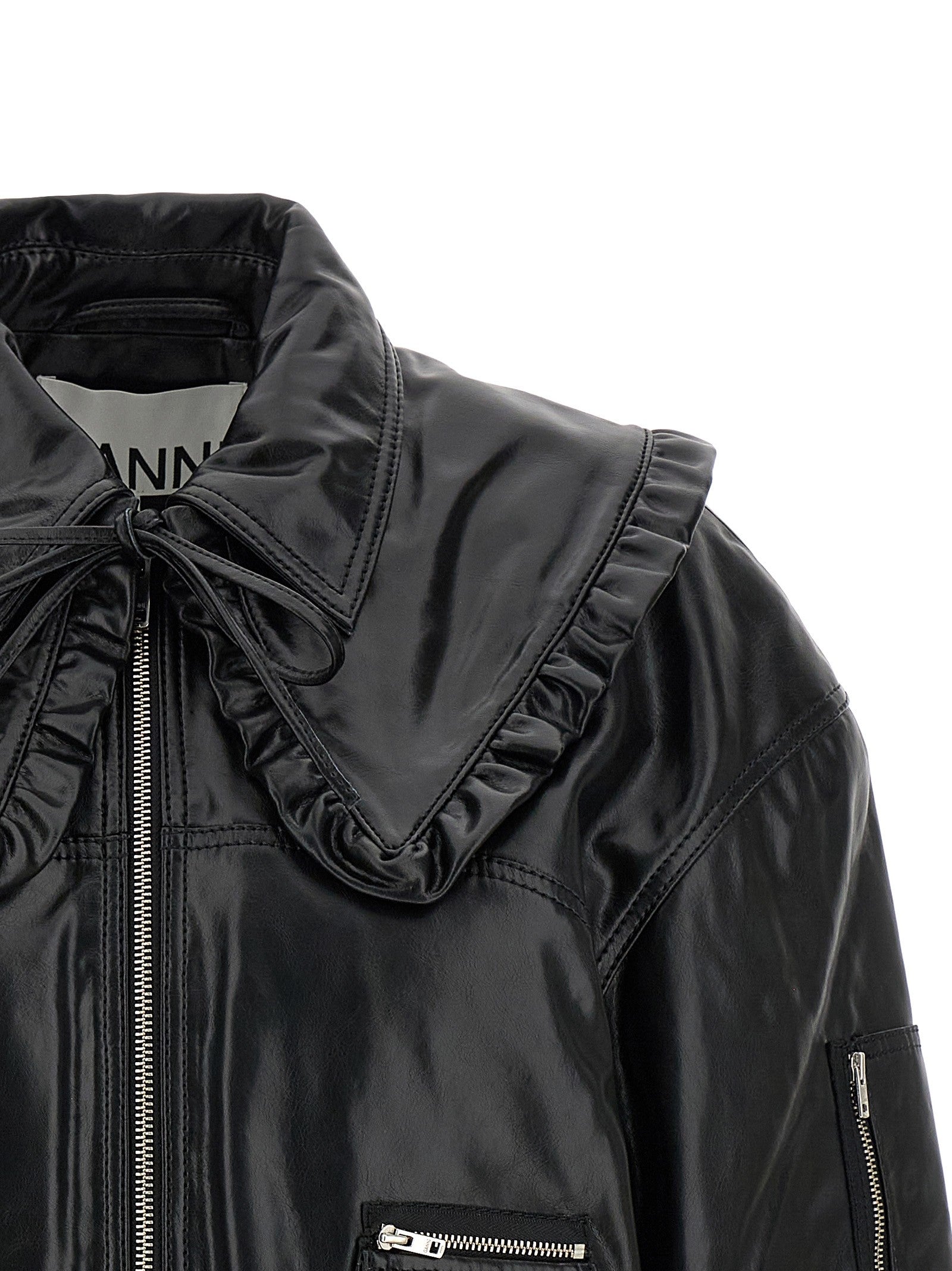 Ganni Future Bomber Jacket Black