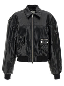 Ganni Future Bomber Jacket Black