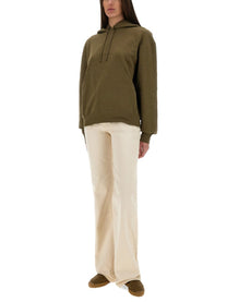 Saint Laurent Women's Denim Jeans Beige Saint Laurent