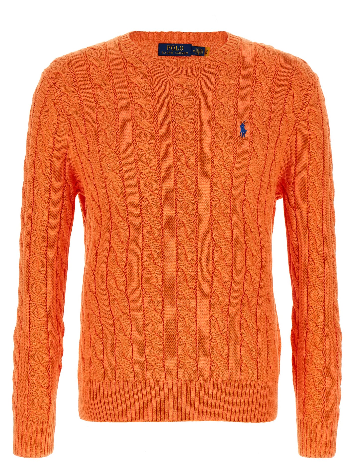 POLO RALPH LAUREN - POLO RALPH LAUREN - Cotton braided sweater - Men’s Knitwear