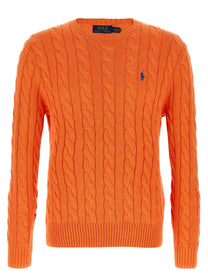 POLO RALPH LAUREN - POLO RALPH LAUREN - Cotton braided sweater - Men’s Knitwear