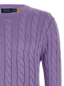 POLO RALPH LAUREN - POLO RALPH LAUREN - Cotton braided sweater - Men’s Knitwear