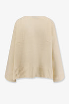 The 73 Women's Virgin Wool Sweater White, view 2