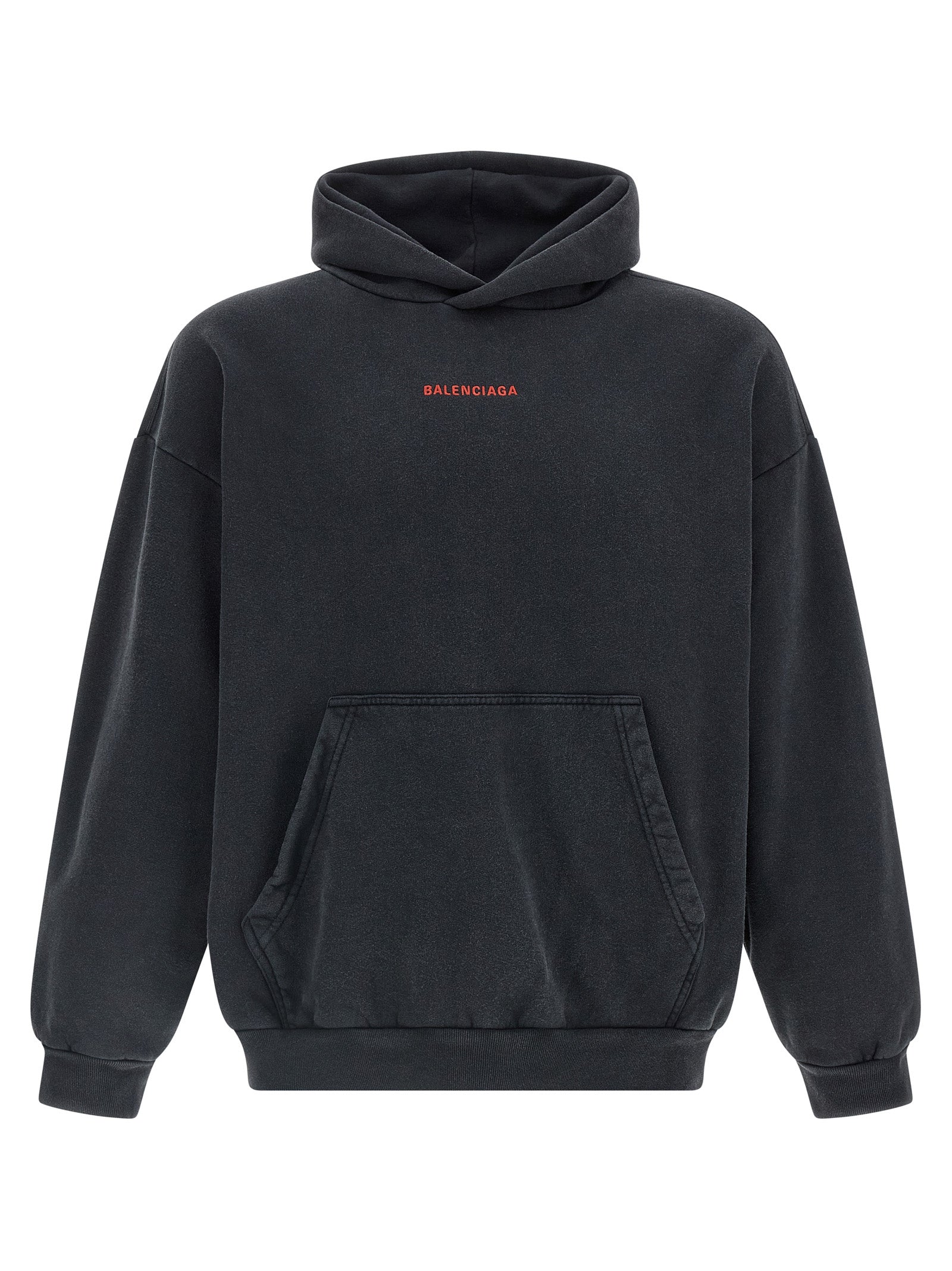 BALENCIAGA Men's Balenciaga Back Hoodie Black