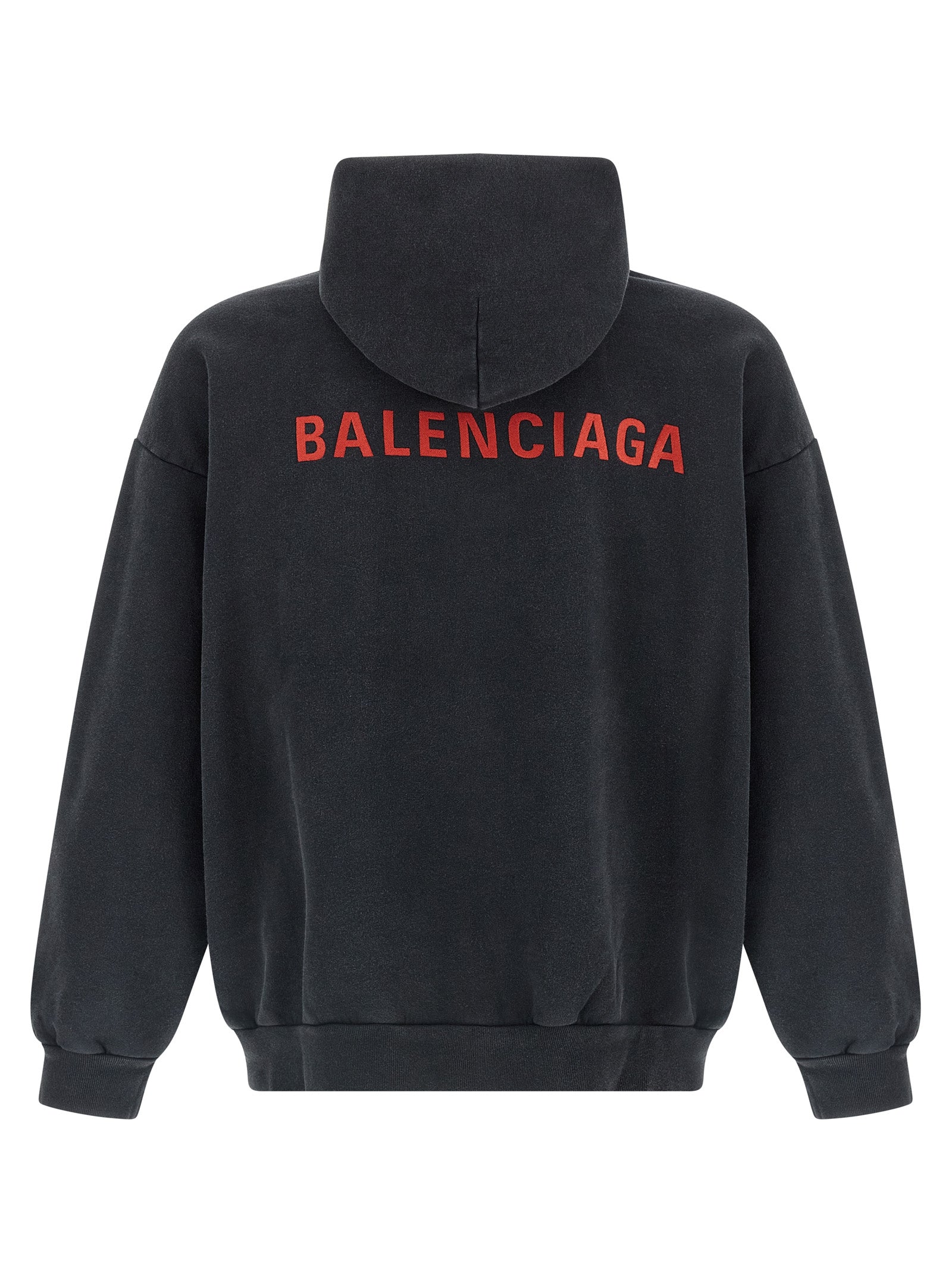 BALENCIAGA Men's Balenciaga Back Hoodie Black