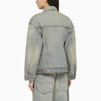 Balenciaga - Balenciaga Light blue washed-effect denim jacket - Jackets