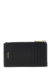 FERRAGAMO Men's Gancini Card Holder Black