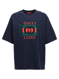GUCCI - GUCCI - Logo print t-shirt - Men’s Tops