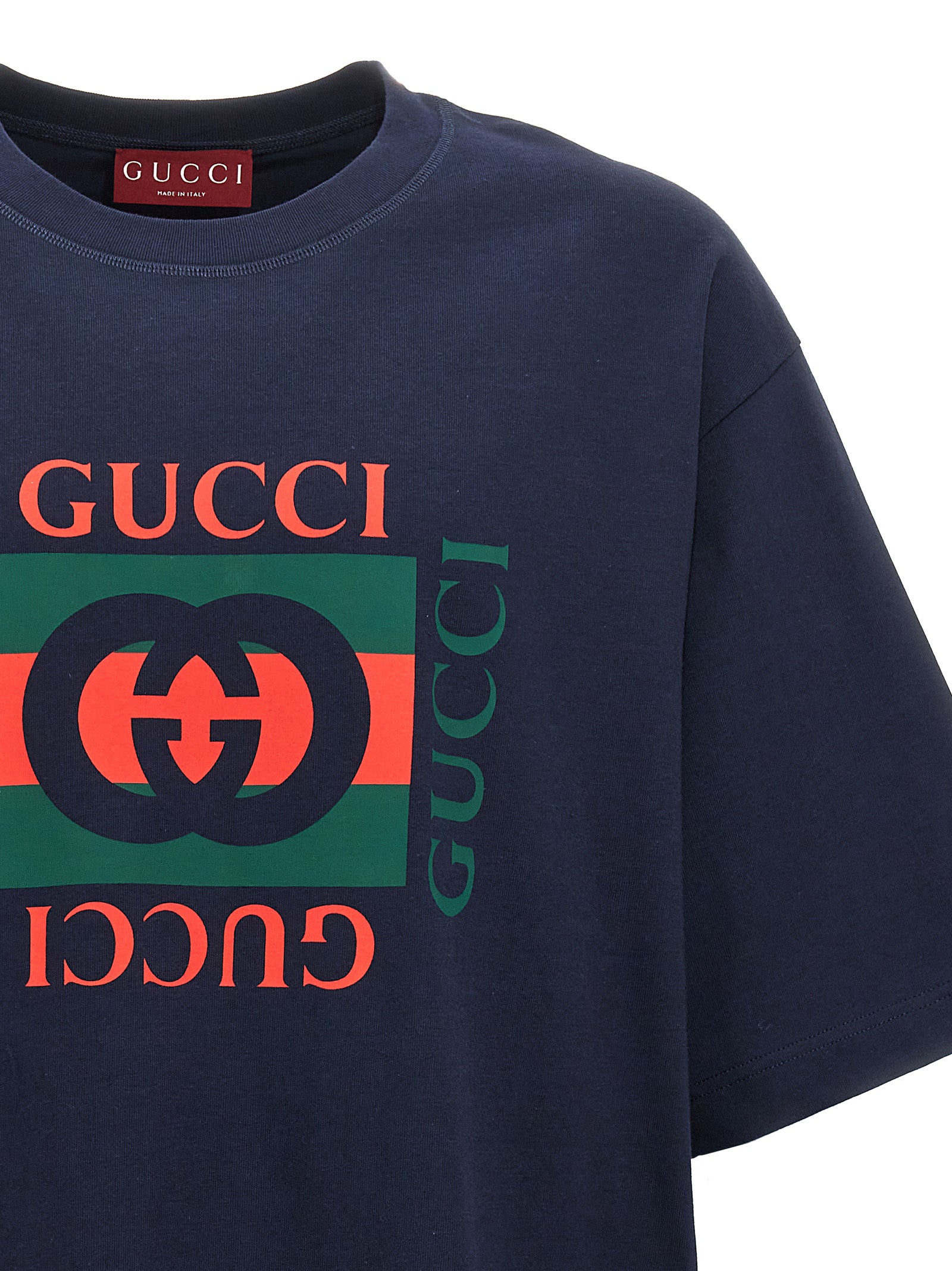 GUCCI - GUCCI - Logo print t-shirt - Men’s Tops