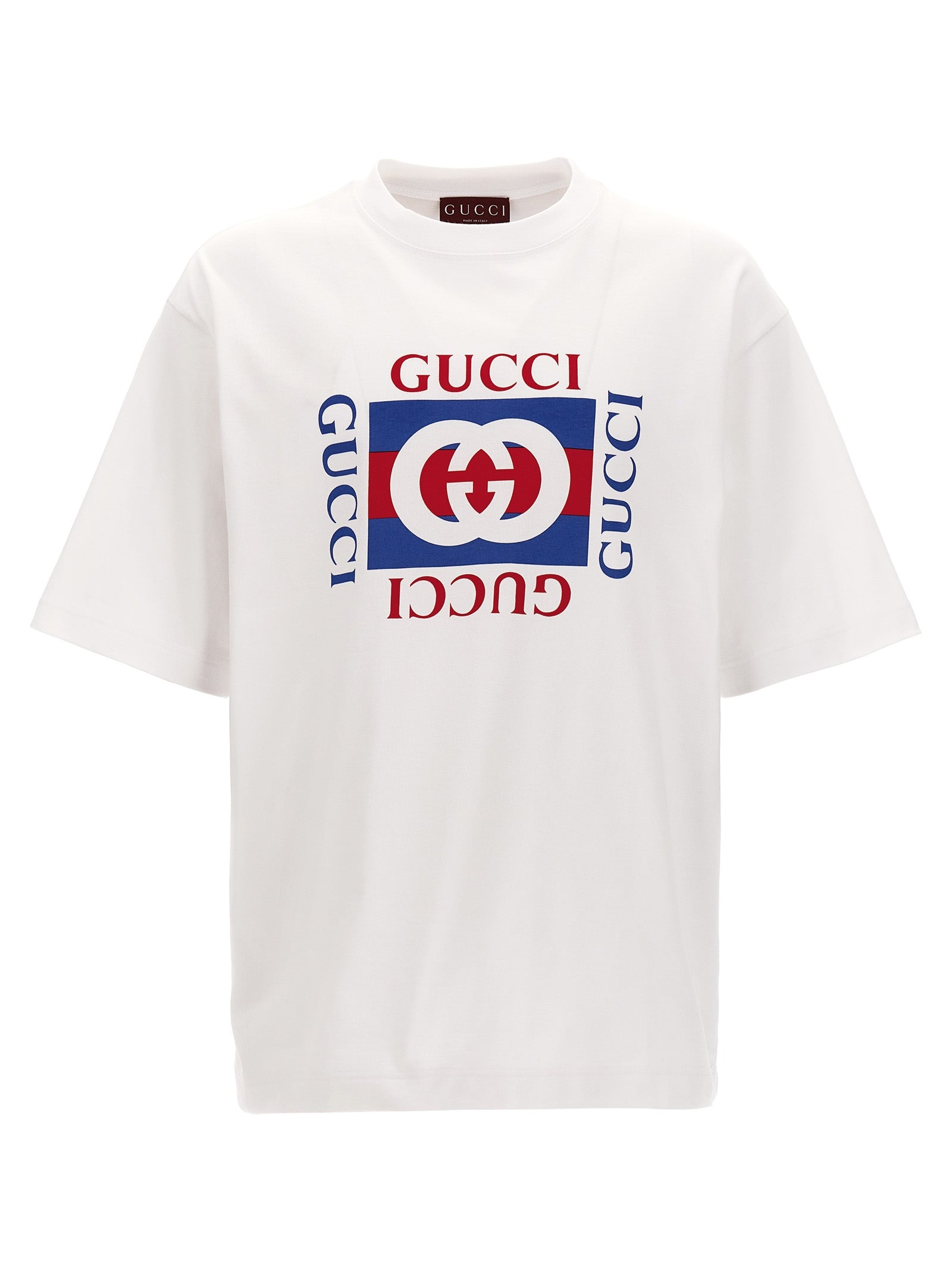 GUCCI - GUCCI - Logo print t-shirt - Men’s Tops