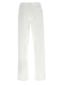 7 FOR ALL MANKIND - 7 FOR ALL MANKIND Women’s Stovepipe Jeans White - Women’s Bottoms