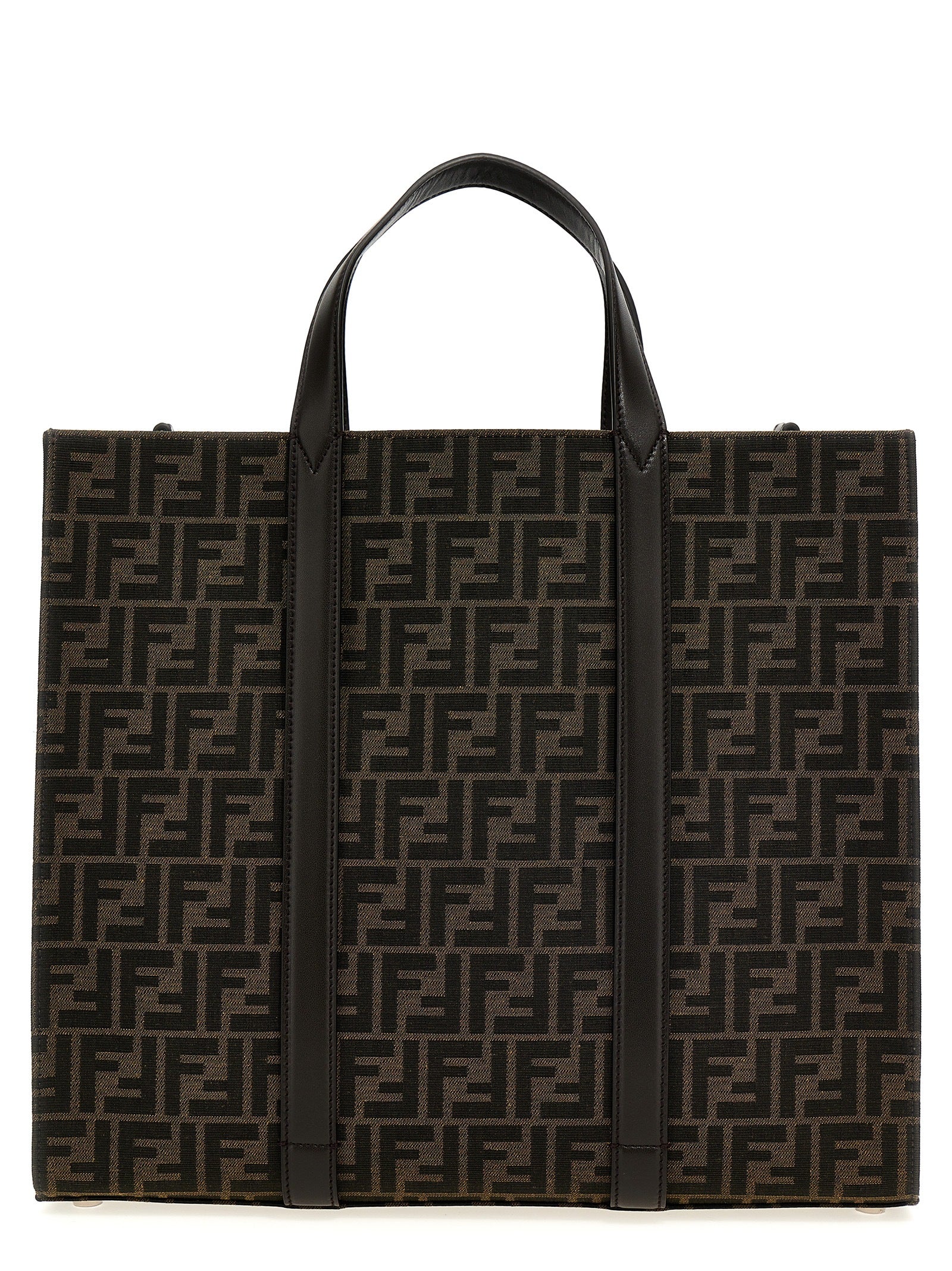 FENDI Women's Ff Shopping Bag Brown