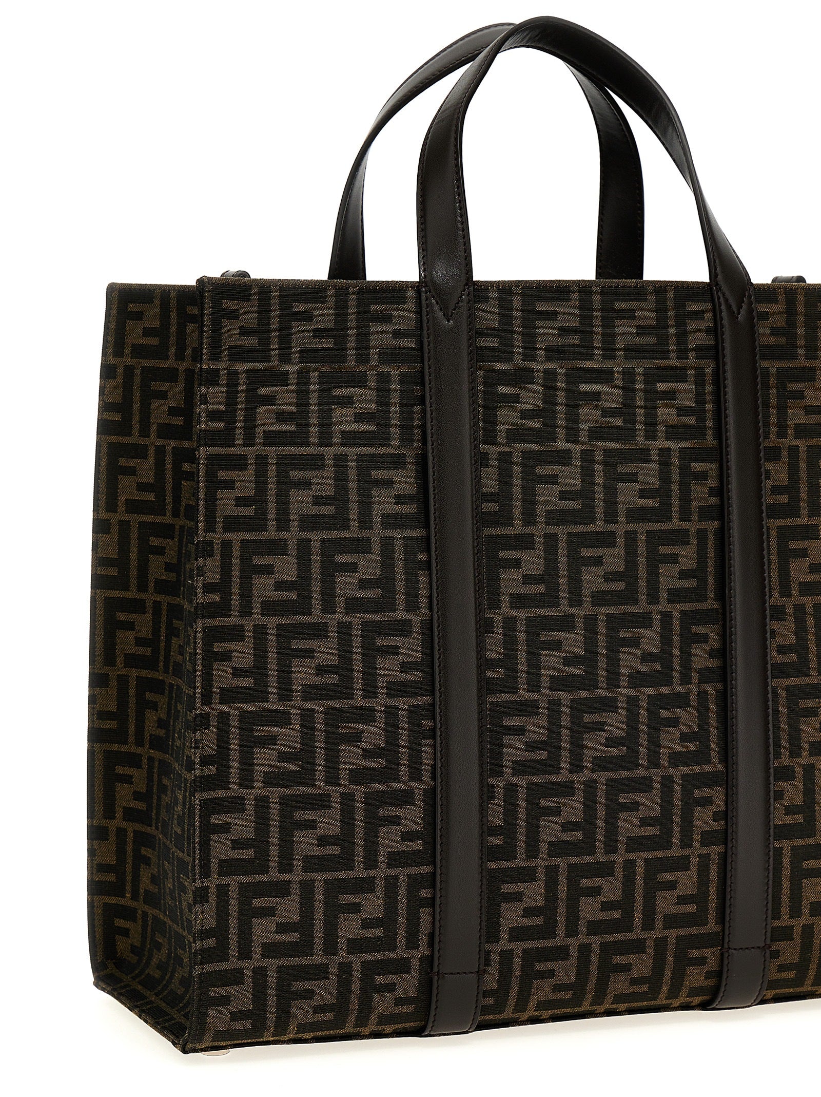 FENDI Women's Ff Shopping Bag Brown