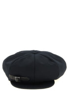 YOHJI YAMAMOTO Panel Casquette Hat Black