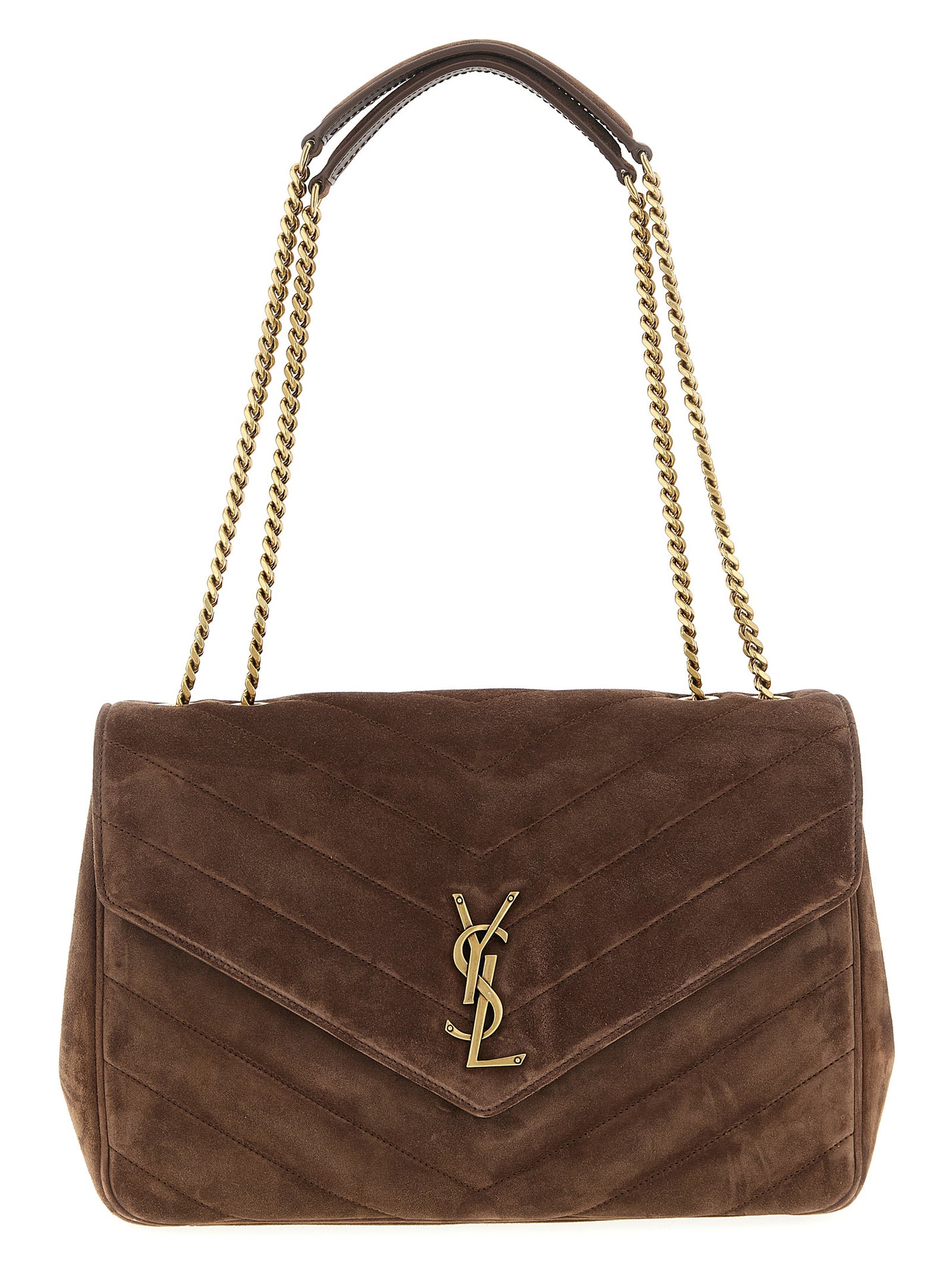 SAINT LAURENT - SAINT LAURENT - ’Loulou’ large shoulder bag - Women’s Bags