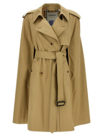 BURBERRY Women's Bellemont Cape Beige