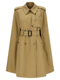 BURBERRY Women's Bellemont Cape Beige