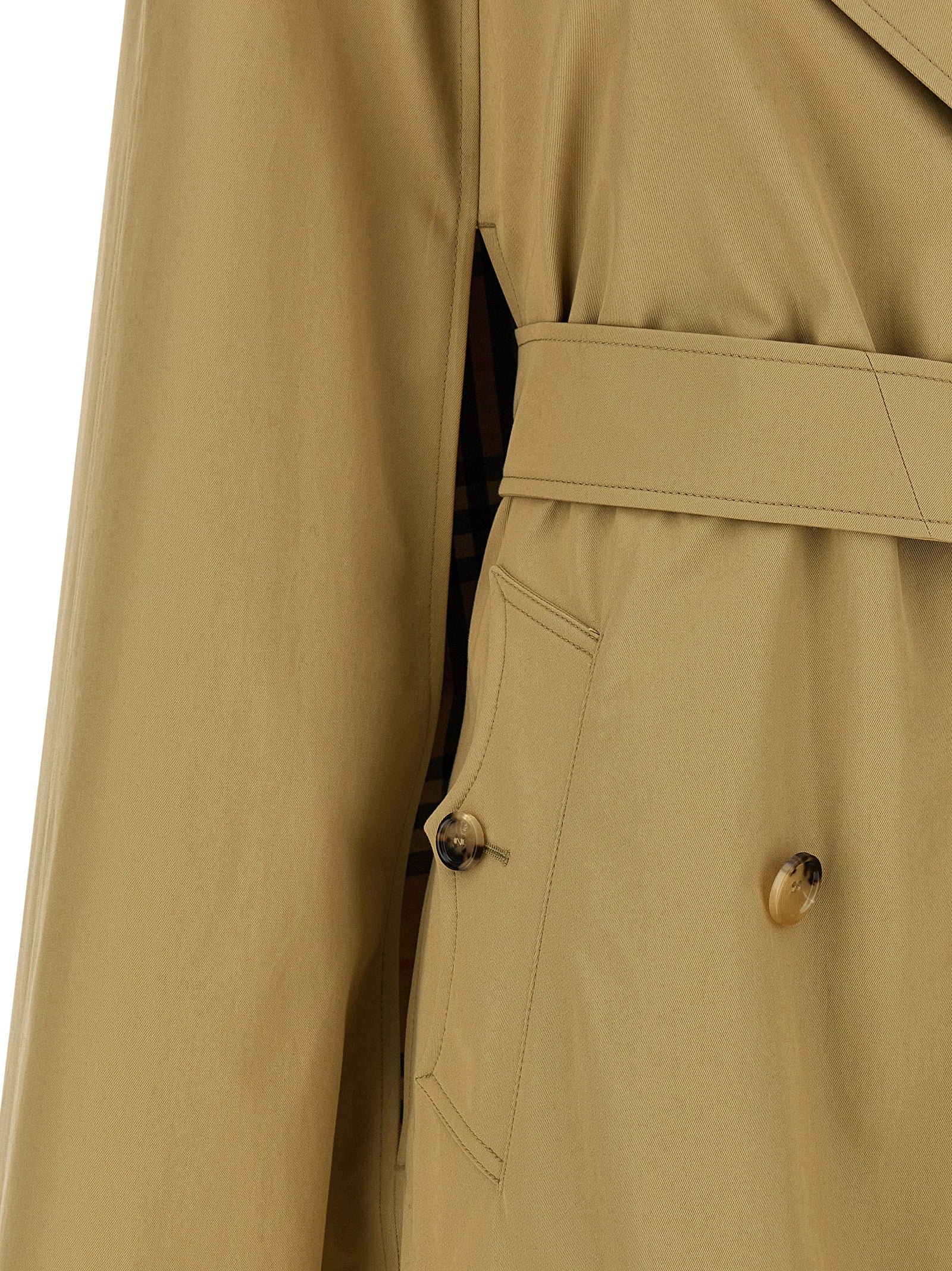 BURBERRY Women's Bellemont Cape Beige