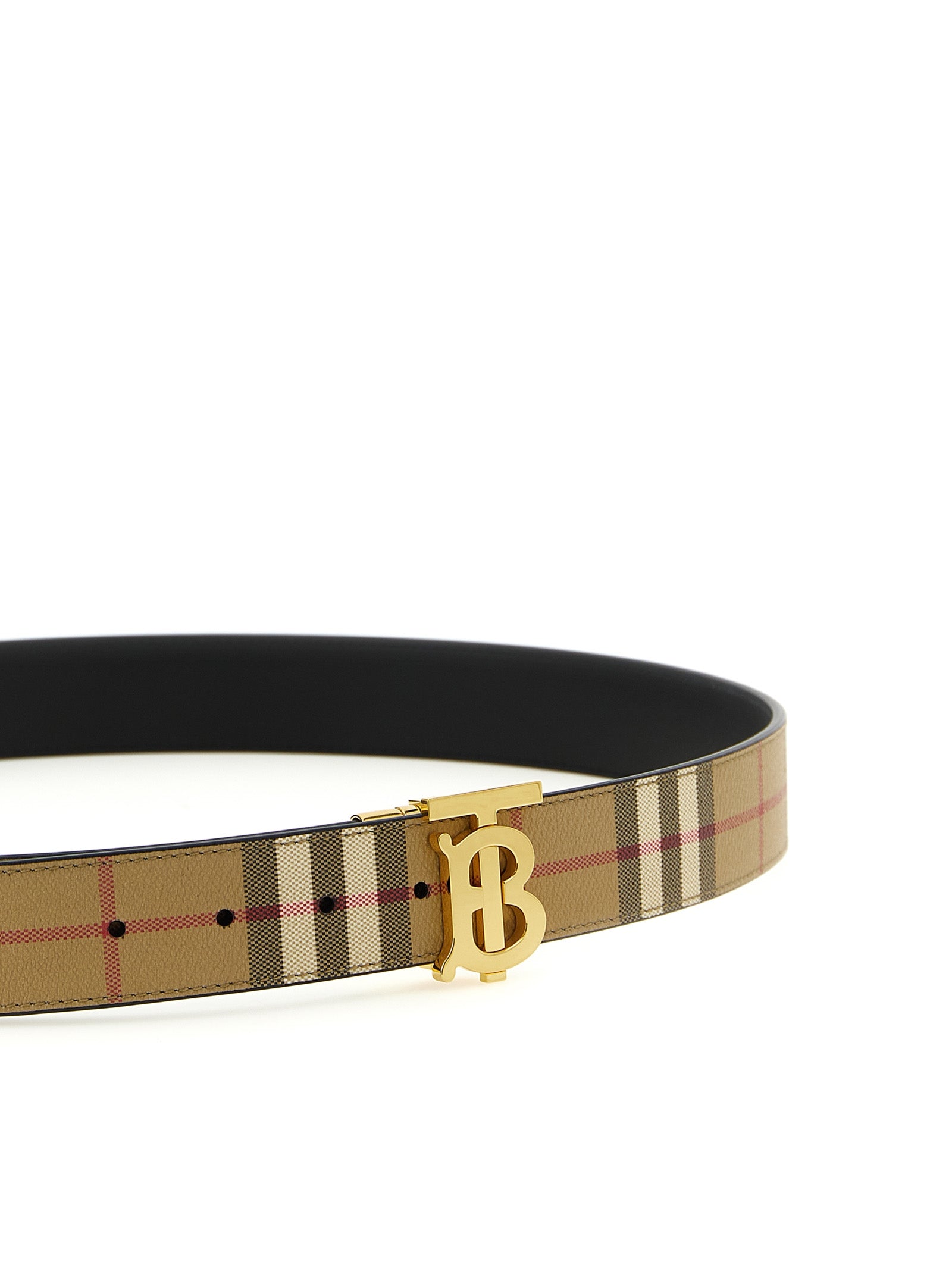 BURBERRY - BURBERRY - ’TB’ reversible belt - Men’s Accessories
