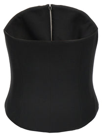 MCQUEEN - MCQUEEN Women’s Corset Top Black - Women’s Tops