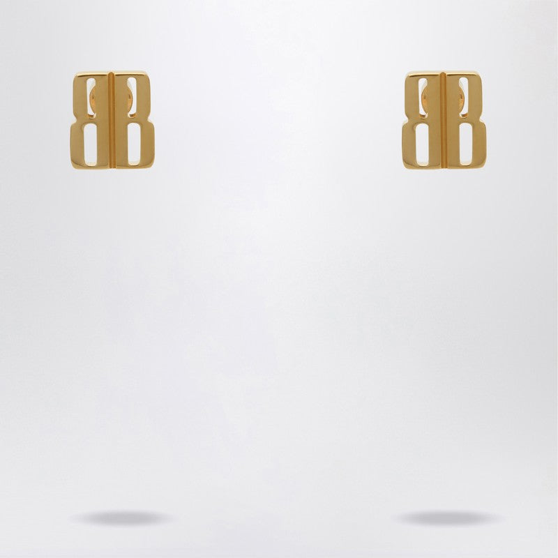 Balenciaga - Balenciaga Nano XS gold Stud Earrings - Jewellery
