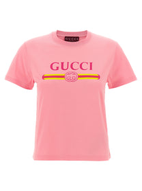 GUCCI - GUCCI Women’s New 70s T-Shirt Pink - Women’s Tops