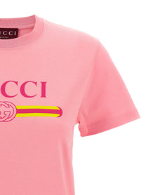 GUCCI - GUCCI Women’s New 70s T-Shirt Pink - Women’s Tops