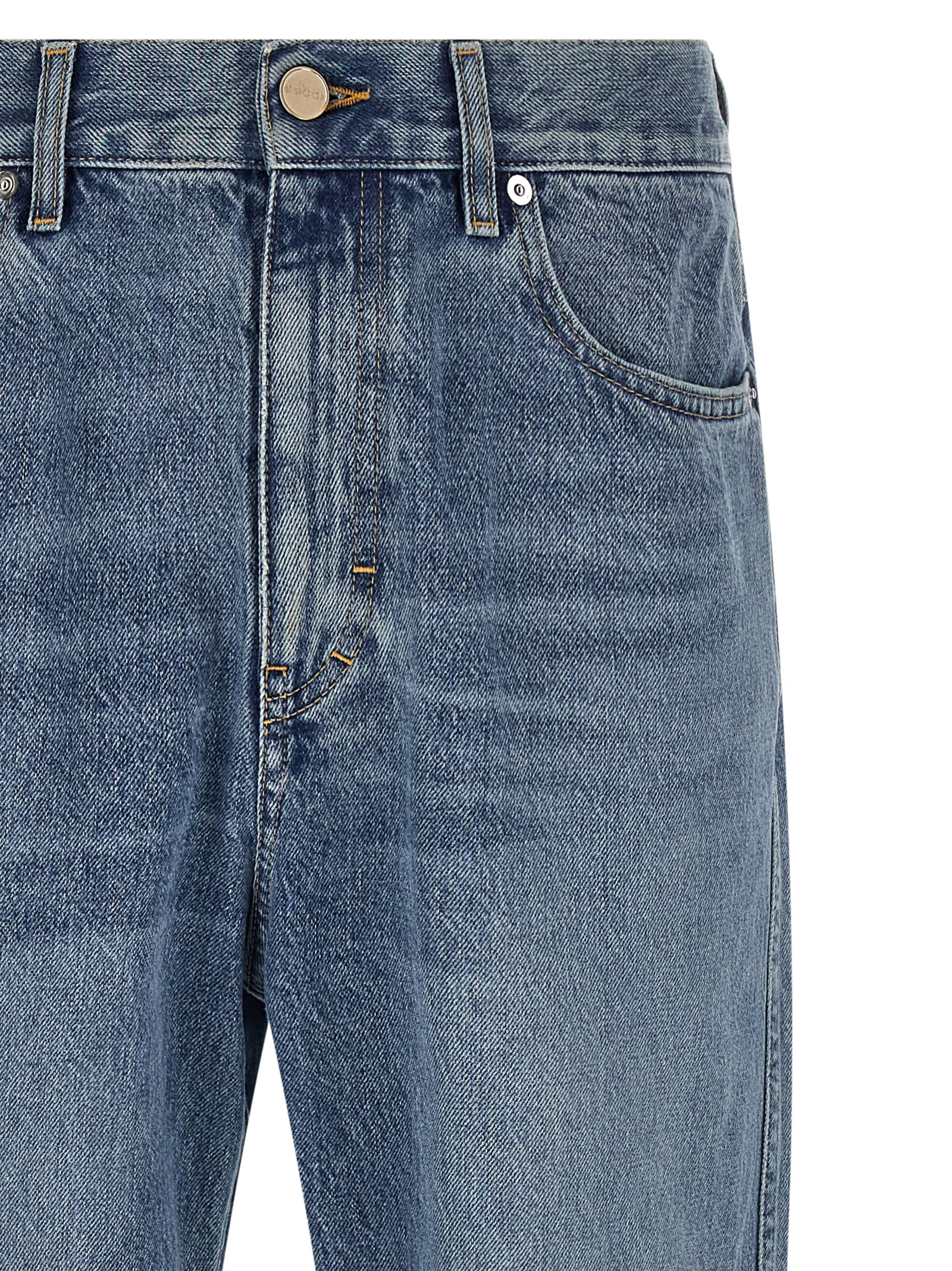 GUCCI - GUCCI - Délavé effect denim jeans - Men’s Bottoms