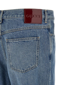 GUCCI - GUCCI - Délavé effect denim jeans - Men’s Bottoms