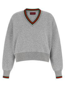 GUCCI - GUCCI - ’Web’ sweatshirt - Women’s Sweatshirts