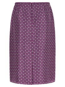 GUCCI - GUCCI - ’Morsetto’ print skirt - Women’s Bottoms