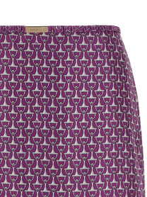 GUCCI - GUCCI - ’Morsetto’ print skirt - Women’s Bottoms