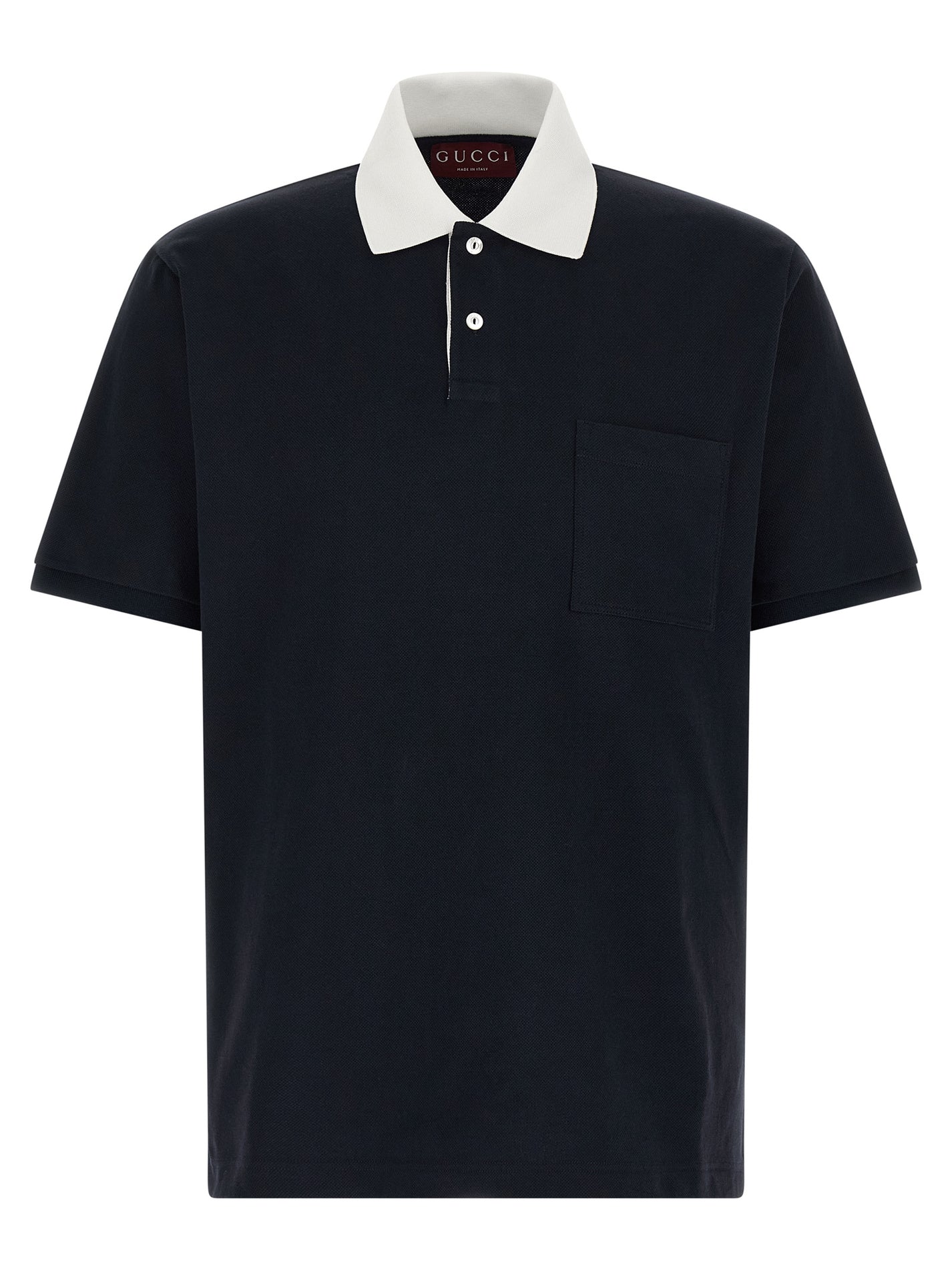 GUCCI - GUCCI - Contrast collar polo shirt - Men’s Tops