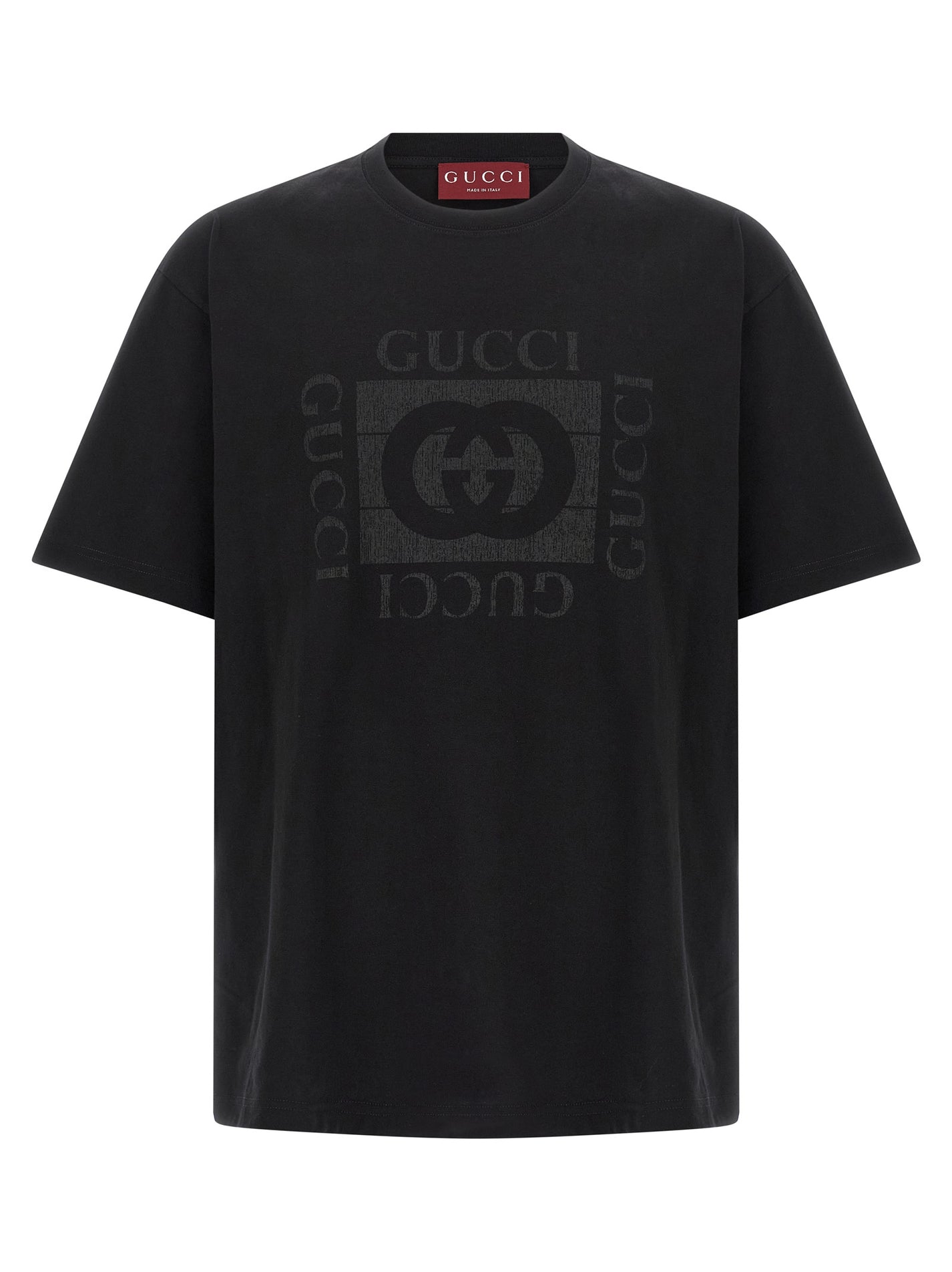 GUCCI - GUCCI - ’Gucci Incrocio GG’ T-shirt - Men’s Tops