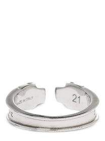 MCQUEEN - MCQUEEN - ’Thin Twin Skull’ ring - Man,Accessories,Jewelry,Rings