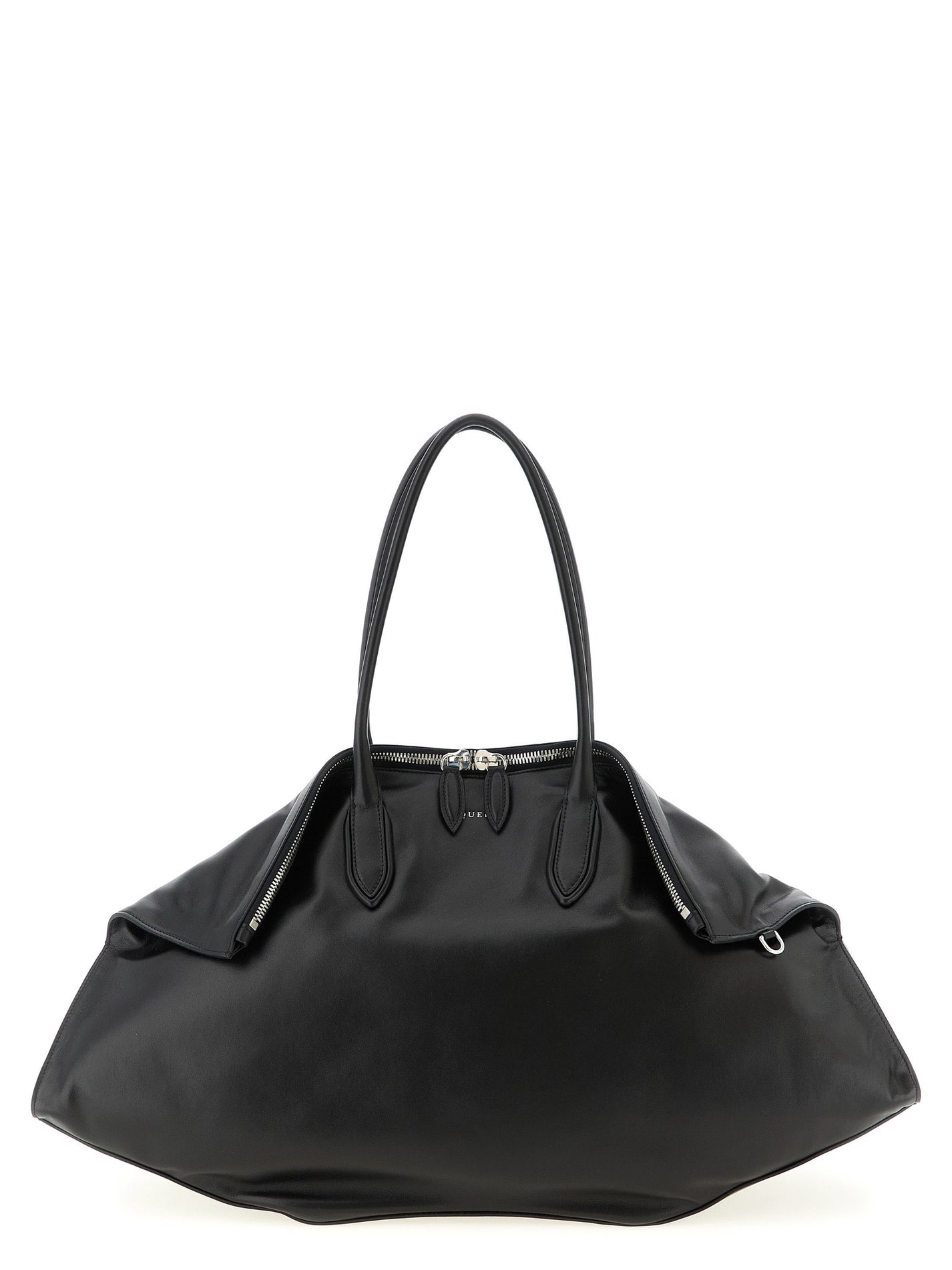 MCQUEEN - MCQUEEN Women’s Maxi Manta Shoulder Bag Black - Women’s Bags